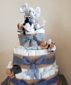 Bearington Baby Lil’ Spout Ring Rattle: 5.5” Plush Gray Elephant Shaker Toy with Soft Plush Fur, Satin Bow, Clear Ring and Moving Beads; Sensory Stimulation for Infants, Makes a Great 5.5 Inch (Pack of 1) 19 71MjAyAKyQL