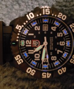 Luminox - Original Navy Seal- Mens Watch - Military Dive Watch - Date Function - 200m Water Resistant - Mens Watches - Made in Switzerland 44mm Black|White - XS.3051.F 29 71MjCoqbplL