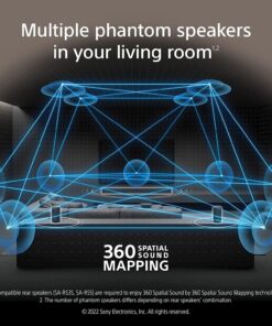 Sony HT-A3000 3.1ch Dolby Atmos Soundbar Surround Sound Home Theater with DTS:X and 360 Spatial Sound Mapping, works with Google Assistant Sound bar only 50 71MjlQB5DL