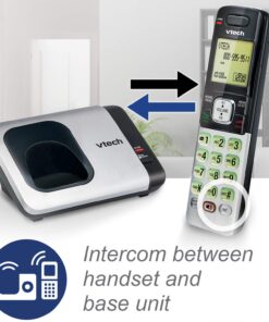 VTech CS6719-16 DECT 6.0 Phone with Caller ID/Call Waiting, 1 Cordless Handset, Red 1 Handset 22 71MkXKytU9L 1