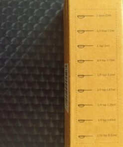 Measuring Spoons: U-Taste 18/8 Stainless Steel Spoons Set of 9 Piece: 1/16 tsp, 1/8 tsp, 1/4 tsp, 1/3 tsp, 1/2 tsp, 3/4 tsp, 1 tsp, 1/2 tbsp & 1 tbsp Dry and Liquid Ingredients XS-9 pcs 47 71MkY AFIAL