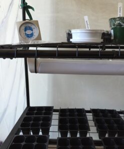 Gardman R687 4-Tier Mini Greenhouse, 27" Long x 18" Wide x 63" High,Black 58 71Mlsx1f4TL