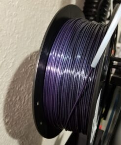 Stronghero3D PLA 3D Printer Filament 1.75 mm,PLA Silk Purple,PLA Black,PLA Blue,Accuracy +/- 0.05 mm net Weight 1 kg for Ender3 Cr10 Black-blue-purple 33 71MmeTMssaL