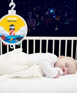 Baby Musical Mobile, AGPtek Battery-Operated Baby Bedding Rotary Music Box Plays Twelve Tunes 19 71MmgWCfWEL