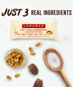 Alternative view of LÄRABAR Peanut Butter Cookie, Gluten Free Vegan Fruit & Nut Bar, 16 Ct, 27.2 OZ 16 Count (Pack of 1)