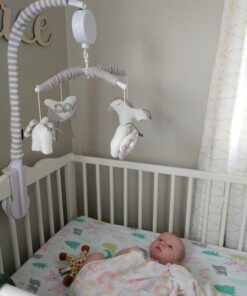 Baby Musical Mobile, AGPtek Battery-Operated Baby Bedding Rotary Music Box Plays Twelve Tunes 24 71Mn0lkrqL