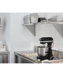 KitchenAid KSM8990OB 8-Quart Commercial Countertop Mixer, 10-Speed, Gear-Driven, Onyx Black No Bowl Guard 8 71MnWOoBuL