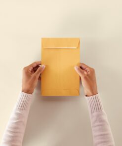 Amazon Basics Catalog Mailing Envelopes, Peel & Seal, 6x9 Inch, Brown Kraft, 100-Pack 6 x 9 35 71MnZ5iWVwL