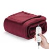 Sunbeam Royal Ultra Cabernet Heated Personal Throw / Blanket, Cozy-Warm, Adjustable Heat Settings 12 71MnneTSVWL