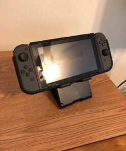 HORI Compact Playstand for Nintendo Switch Officially Licensed by Nintendo, Adjustable Black 46 71MoJjKQaaL