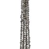 HinsonGayle"Cleopatra" 6-Strand Cultured Freshwater Pearl & Shell Lariat Y Necklace light-gray