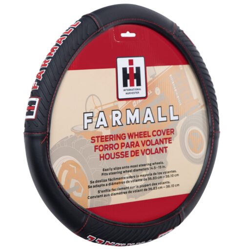 Plasticolor 006715R01 Farmall International Harvester Car Truck SUV Steering Wheel Cover