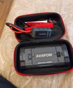 AVAPOW Car Jump Starter, 4000A Peak Battery Jump Starter (for All Gas or Up to 10L Diesel), Portable Battery Booster Power Pack, 12V Auto Jump Box with LED Light, USB Quick Charge 3.0 78 71MquTzYi8L