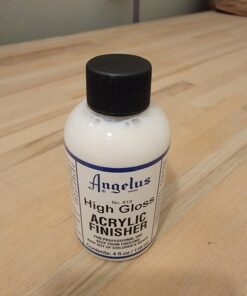 Angelus Brand Acrylic Leather Paint High Gloss Finisher No. 610 - 4oz, Packaging may vary 4 Fl Oz (Pack of 1) 23 71MrFR s4ZL