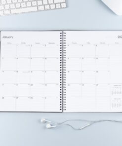 Blue Sky 2024 Weekly and Monthly Planner, January - December, 8.5" x 11", Flexible Cover, Wirebound, Enterprise (144725) 8.5" x 11" New Version 14 71MrI85lReL