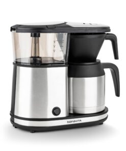 Alternative view of Bonavita 5 Cup Drip Coffee Maker Machine, One-Touch Pour Over Brewing w/Double Wall Thermal Carafe, SCA Certified, 1100 Watt, BPA Free, Dishwasher Safe, Stainless Steel, BV1500TS