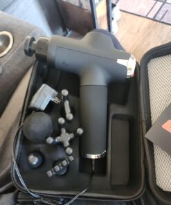 Fusion Black Pro Muscle Massage Gun Deep Tissue Percussion Muscle Massager Gun for Athletes Pain Relief Therapy and Relaxation, Percussion Therapy Chiropractor Spa Massager, Body Massager 28 71MrgPxgMCL