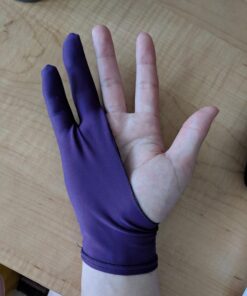 eZAKKA Tablet Drawing Glove, Artist Glove for Graphic Tablet Art Creation Pen Display and iPad Pro Pencil(Blue,Red, Black,Purple) 14 71Mrn1iqY2L