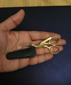 Fiskars Gingher Stork Embroidery Scissors (3 ½ in.), Gold 3.5" Gold 31 71MrvNsEjwL