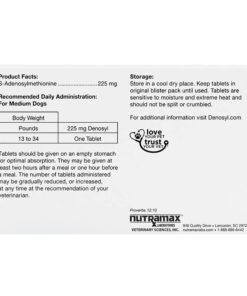 Alternative view of Nutramax Denosyl Liver and Brain Health Supplement for Medium Dogs - With S-Adenosylmethionine (SAMe), 30 Tablets Medium Dog (13-34 lbs)
