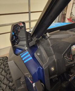 Chupacabra Offroad UTV Side Mirror Kit (2 Pack) Fits 1.6"- 2" Round Roll Cage Bar, Side UTV Mirrors w/Break Away & Adjustable Design - High Impact Shatter Proof Tempered Glass (Driver/Passenger Side) 60 71MsWAX8A1L