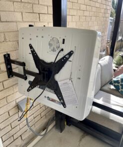 PERLESMITH Full Motion TV Wall Mount for 26-60 Inch TVs, UL-Listed TV Mount with Articulating Arms Swivels Tilt Extension - Wall Mount TV Brackets VESA 400x400 Fits LED LCD OLED 4K TVs Up to 70 lbs 38 71Mt8yrdeyL