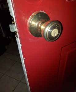 Kwikset 400T 3 CP Security Tylo Entry Knob, Polished Brass 6 71Mtt98FIHL