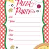 Pizza Party Invitations - Fill In Style (20 Count) With Envelopes 50 71MuuFFiKFL