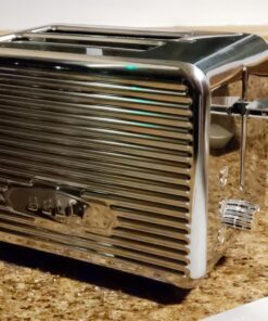 BELLA (14387) Linea Collection 2-Slice Toaster with Extra Wide Slot & Custom Settings, Polished Stainless Steel Chrome 20 71MvBTLciuL 3