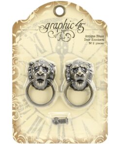 Graphic 45 Antique Brass Door Knockers