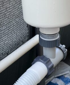 GAME 4560 40mm Hose to 1 1/2 Inch Inlet/Outlet, Adapter Conversion Kit (For Intex & Bestway Pools), 2 Count (Pack of 1) ,Grey 40 71MwzHcc0gL