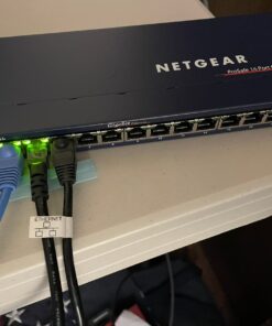 NETGEAR 16-Port Gigabit Ethernet Unmanaged Switch (GS116NA) - Desktop or Wall Mount, and Limited Lifetime Protection 16 port 19 71MxuJXgS1L