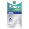 Vicks Sinex SEVERE, Nasal Spray, Original Sinus Decongestant for Fast Relief of Cold & Allergy Congestion, Sinus Pressure Relief, 0.5 Fl. Oz (Pack of 4)