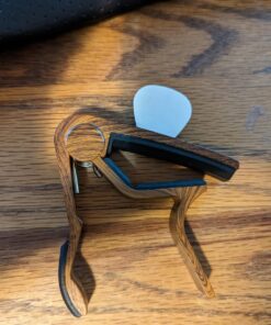 Capo Guitar Capo with Pick Holder for Acoustic and Electric Guitar, Ukelele, Bass, Banjo with Guitar Picks (rose wood) rose wood 37 71Mzi ryKlL