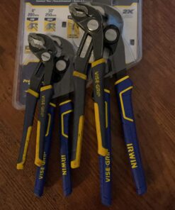 IRWIN VISE-GRIP GrooveLock Pliers Set, V-Jaw, 2-Piece (2078709) Regular Pliers Set 26 71Mzo9jglcL