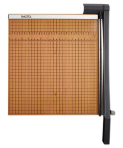 X-ACTO 26615 Square Commercial Grade Wood Base Guillotine Trimmer, 15 Sheets, 15-Inch x 15-Inch 15 In x 15 In 14 71N 0 vFCmL