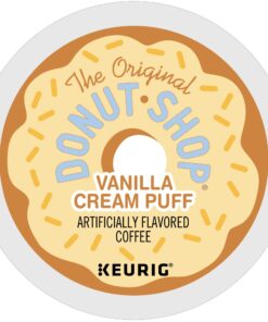 The Original Donut Shop Vanilla Cream Puff Keurig Single-Serve K-Cup Pods, Medium Roast Coffee, 72 Count (6 Packs of 12) 12 Count (Pack of 6) 26 71N OdQmVsL