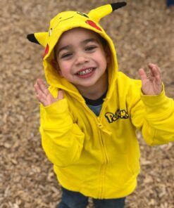 Pokemon Boys' Pikachu Costume Hoodie 4T Yellow 7 71N09kIgRGL
