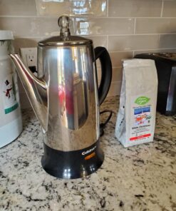 Cuisinart PRC-12 Classic 12-Cup Stainless-Steel Percolator, Black/Stainless 31 71N0oMgKL