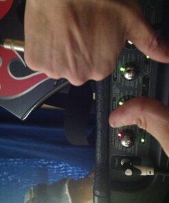 KIRLIN Cable LGI-202-10/BK 10-Feet Straight to Right Angle 1/4-Inch Plug LightGear Instrument Cable with Black PVC Jacket 10 feet 9 71N1 z CXiL