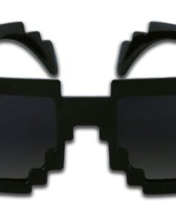 8-Bit Pixel Retro Computer Sun Glasses Nerd Sunglasses 8 Bit (Black) Black 7 71N17hK7rzL