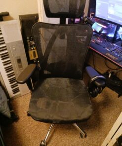 SIHOO M57 Ergonomic Office Chair with 3 Way Armrests Lumbar Support and Adjustable Headrest High Back Tilt Function Black 47 71N2rcBixL