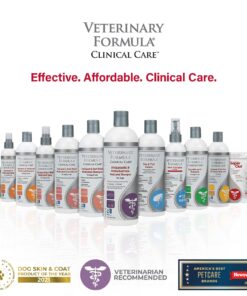 Veterinary Formula Clinical Care Antiparasitic & Antiseborrheic Medicated Dog Shampoo, 16 oz – Paraben, Dye, Soap Free – Hydrating and Antifungal Shampoo for Dogs, White 32 71N3CGT1QhL