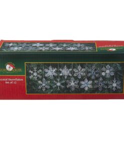 Kurt Adler C2683 2" Glass Iridescent Snowflake Ornaments, 12-Piece Set 27 71N3FTm woL