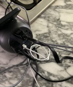 Anker Magnetic Desktop Charging Station(MagGo), 637 Wireless Charger for iPhone13/12, 8-in-1 Power Strip with 3 AC,2 USB A,and 2 C,Max 65W Delivery Accessory MacBook Pro Interstellar Gray 26 71N4e8ql2UL