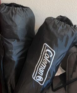 Coleman Portable Camping Chair with 4-Can Cooler, Fully Cushioned Seat and Back with Side Pocket and Cup Holder, Carry Bag Included, Collapsible Chair for Camping, Tailgates, Beach, and Sports Black 30 71N4s7tqbGL