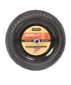 Alternative view of Universal Fit, Flat Free Wheelbarrow Tire and Wheel Assembly with Adapter Kit