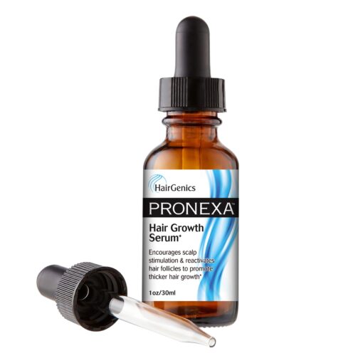 Pronexa Topical Hair Loss Serum by Hairgenics Stops Hair Loss and Accelerates Hair Growth and Hair Regrowth in Balding and Thinning Areas. 1 FL OZ.