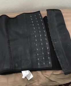 Ann Chery 2021 Corset Waist Trainer for Women - Colombian Waist Cincher - 3 Hook Latex Body Shaper Medium Black 36 71N5ouzMctL