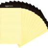 Amazon Basics Narrow Ruled Lined Writing Note Pad, 5 inch x 8 inch, Canary, 12 Count ( 12 Pack of 50 ) 5-Inch by 8-Inch 51 71N5sJEc5DL
